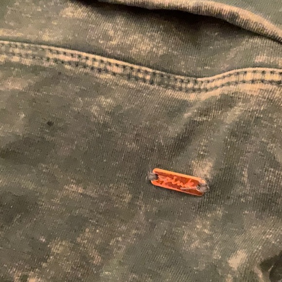 Pink Victoria’s Secret distressed, flare leggings - Picture 1 of 4